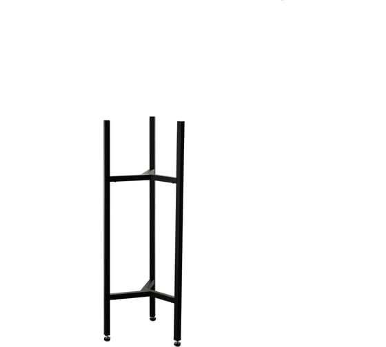 Изображение товара Подставка для цветов на 3 ножки Saros Polymer 60 см, цвет черный 430004