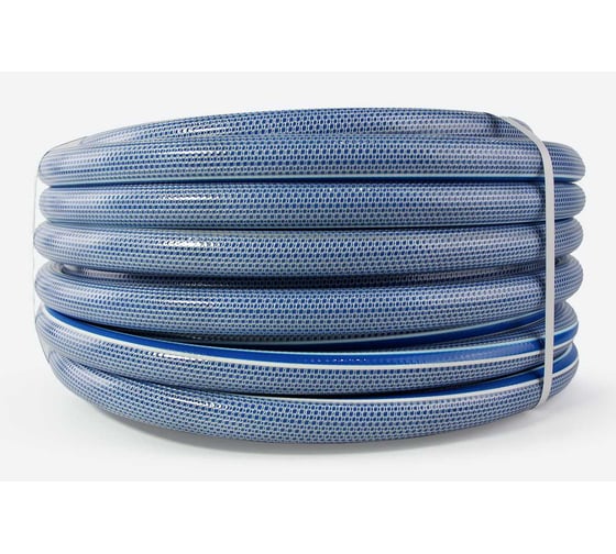 Изображение товара Шланг армированный универсальный НОВЭМ ЮНИВЕСТ ПВХ, 3/4 30м, двойной вязаный каркас ЮНИВЕСТ_3/4_синий_30