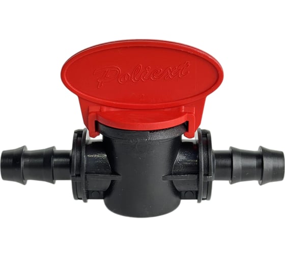 Изображение товара Кран проходной со штуцером Poliext 16*16 PN6 07170030