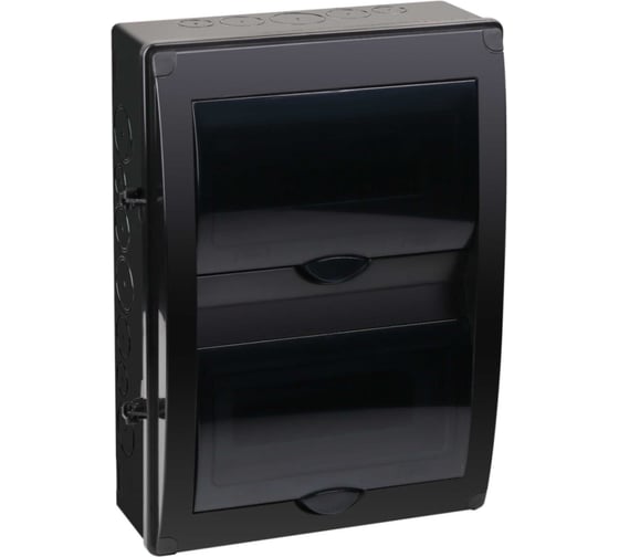 Изображение товара Щиток открытой проводки Рувинил Тусо на 20 модулей, с 2 вертикальными дверцами, 390x302x120мм, IP66, УХЛ1 69020Ч