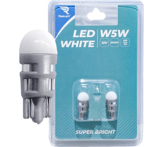 Изображение товара Лампа Rekzit W5W LED Блистер 2шт. 908355