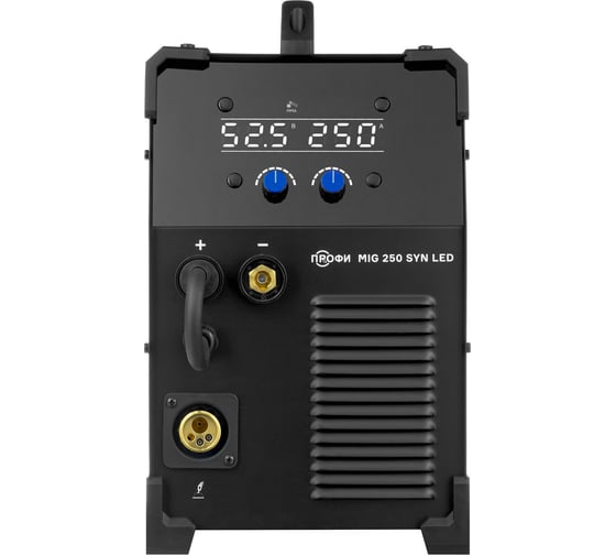 Изображение товара Аппарат полуавтоматической сварки ПТК ПРОФИ MIG 250 SYN LED 000000 43297