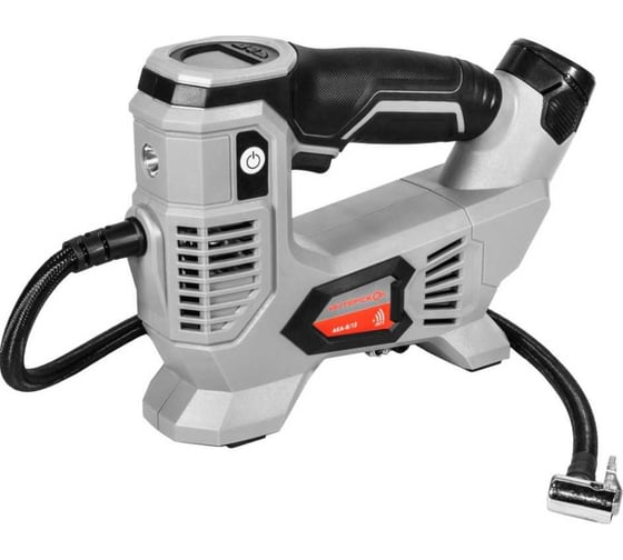 Изображение товара Аккумуляторный компрессор Интерскол АКА-8/12ЭМ АПИ-Т (Li-ion, картон, 2 аккуммклятор, 2,0 Ач, ЗУ) 812.2.2.70