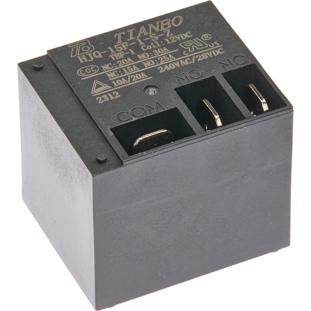 Изображение товара Электромагнитное реле Tianbo RELAY 50 шт HJQ-15F-1-12VDC-S-Z-TBF-1