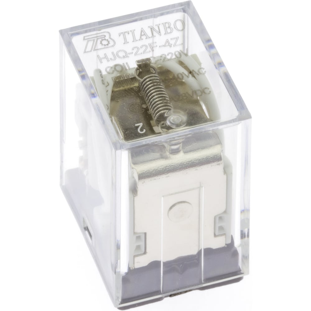 Изображение товара Электромагнитное реле Tianbo HJQ-22F 220VAC 4Z 4 контакта силовое устройство