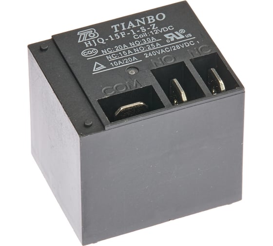 Изображение товара Реле электромагнитное Tianbo RELAY 50 шт HJQ-15F-1-12VDC-S-Z 1011