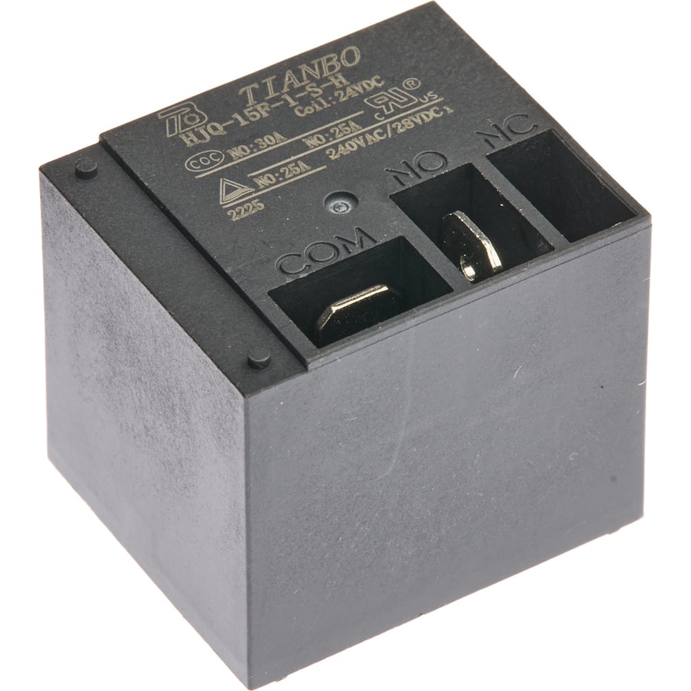 Изображение товара Электромагнитное реле Tianbo HJQ-15F-1-24VDC-S-H 50 шт силовое