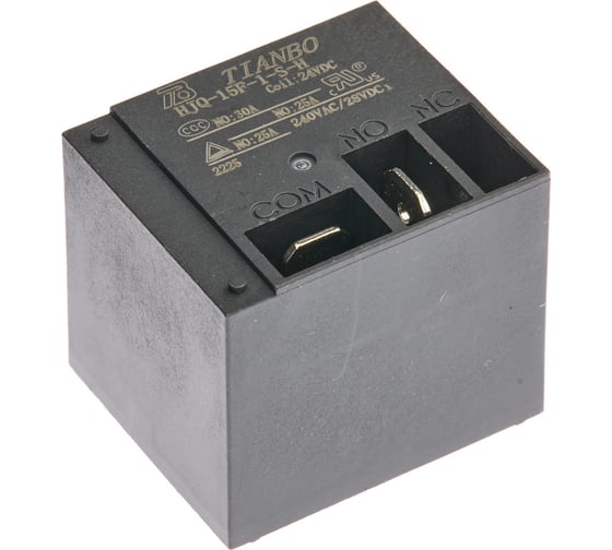 Изображение товара Реле электромагнитное Tianbo RELAY 50 шт HJQ-15F-1-24VDC-S-H 57758