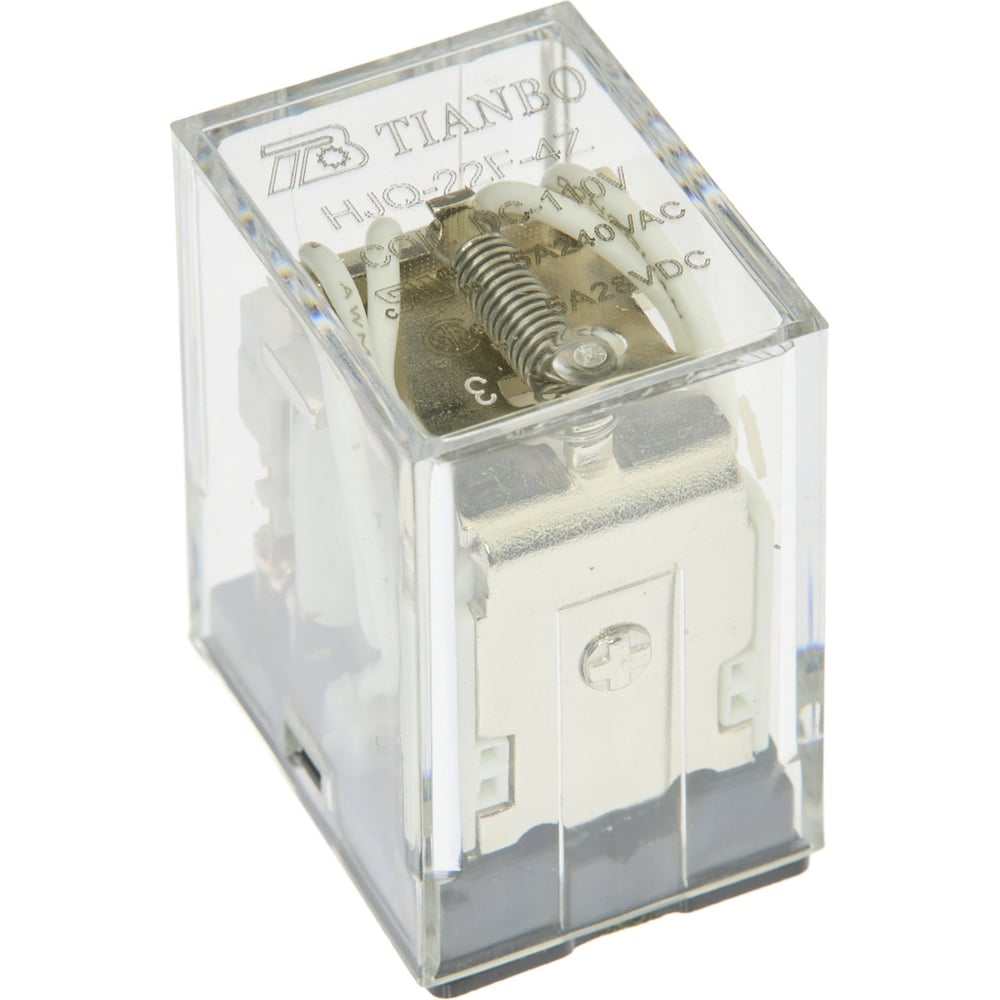 Изображение товара Реле электромагнитное Tianbo RELAY 40 шт HJQ-22F-110VDC-4Z 3174