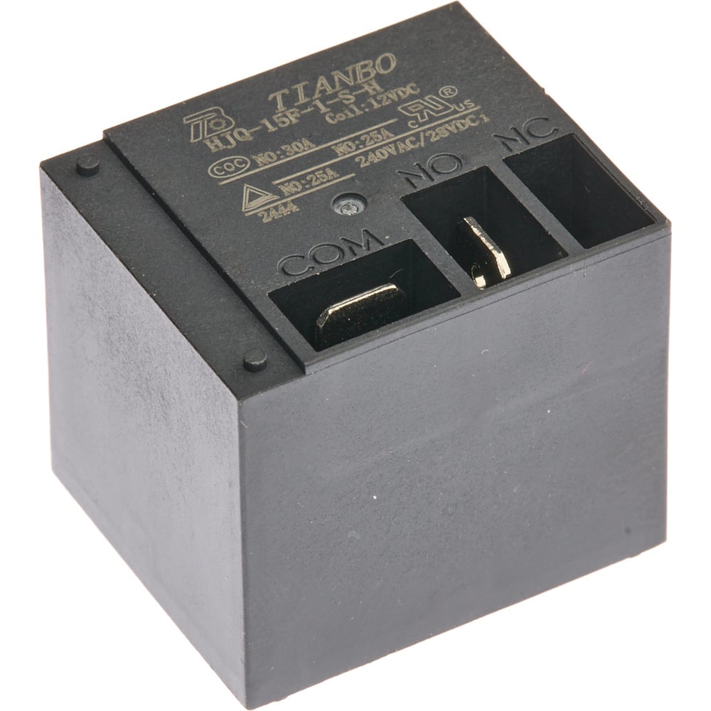 Изображение товара Реле электромагнитное Tianbo RELAY HJQ-15F-1-12VDC-S-H 50 шт