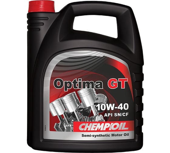 Изображение товара Полусинтетическое моторное масло CHEMPIOIL OPTIMA GT 10W40 5 л, 10W-40 S1155