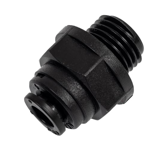 Изображение товара Фитинг прямой CDC Pneumatics 6мм G1/4 HPC 06G02B