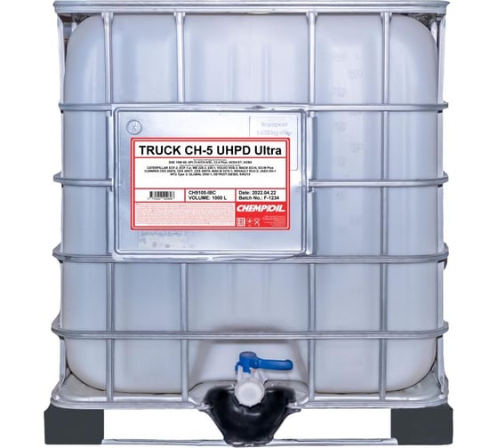 Изображение товара Полусинтетическое моторное масло CHEMPIOIL TRUCK ULTRA UHPD CH-5 10W40 208 л, 10W-40 S1133