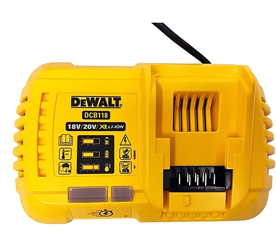 Изображение товара Универсальное зарядное устройство DEWALT серии "DCB" XR Li-Ion FLEXVOLT DCB118-A9