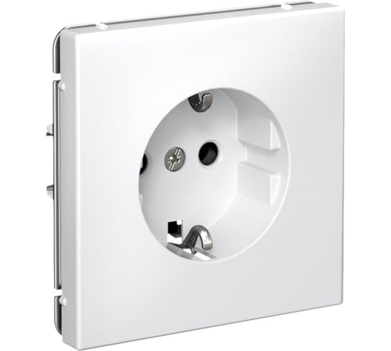 Изображение товара Розетка с заземлением Systeme Electric ArtGallery, 16 А, механизм, быстрозажимная клемма, БЕЛЫЙ GAL000143S