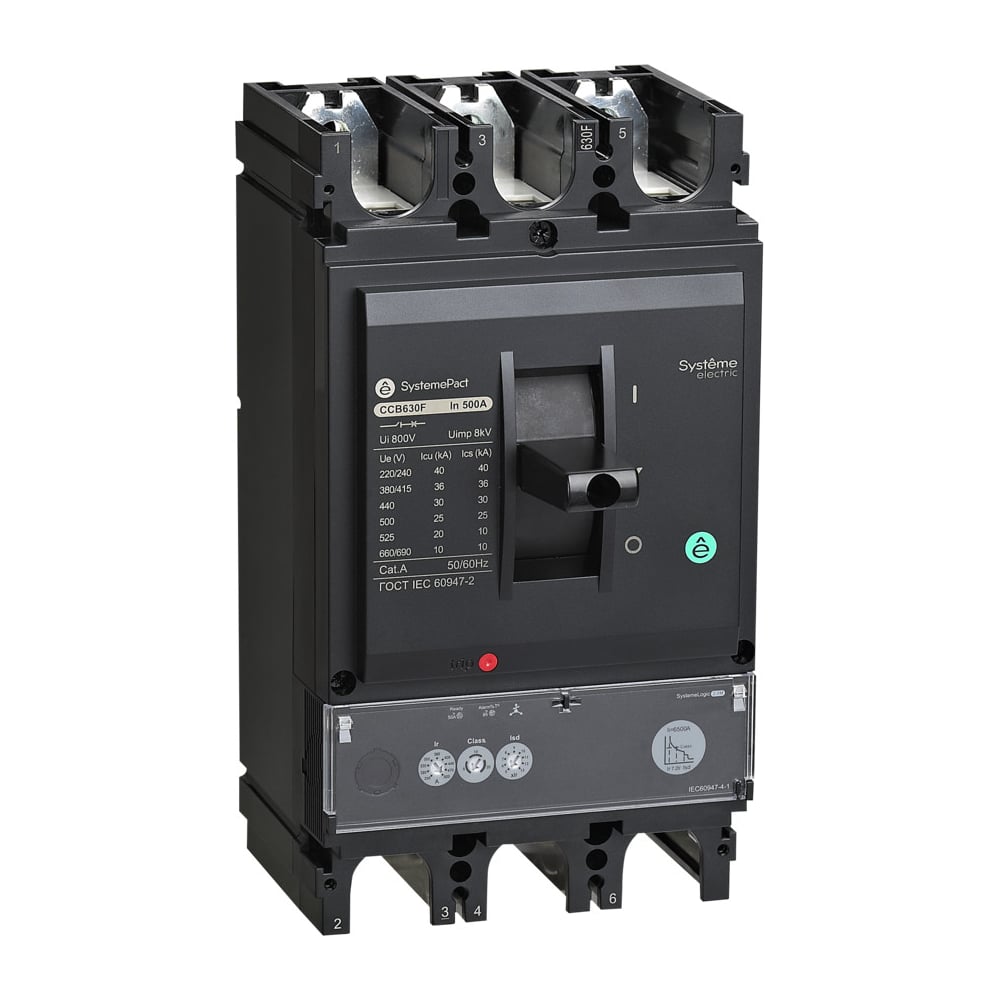 Изображение товара Автоматический выключатель SYSTEMEPACT 3P 320А 50кА силовой IP20