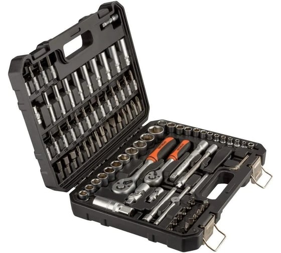 Изображение товара Набор головок торцевых и вставок Автоdело 94 предмета, 3/8", 1/4"DR 39884 17065