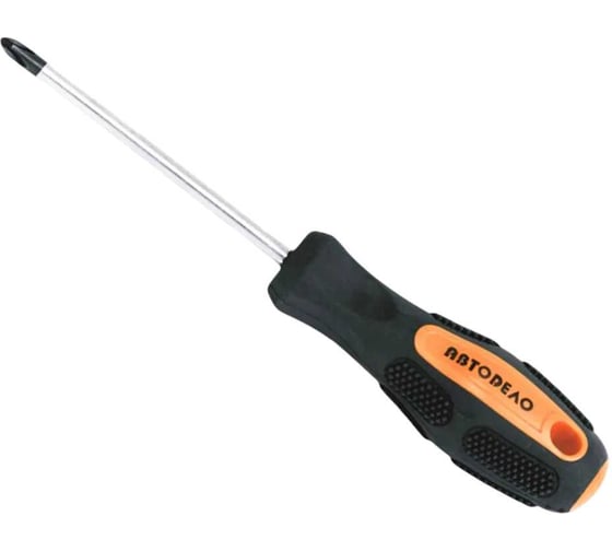 Изображение товара Отвертка крестовая Автоdело PH2x100мм сквозная с шестигранником под ключ 30861 17092