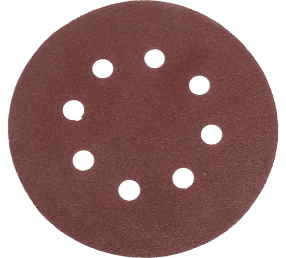 Изображение товара Шлифовальный круг Vitatools 125мм, P240, 8 отверстий, красный R-125-P240-8