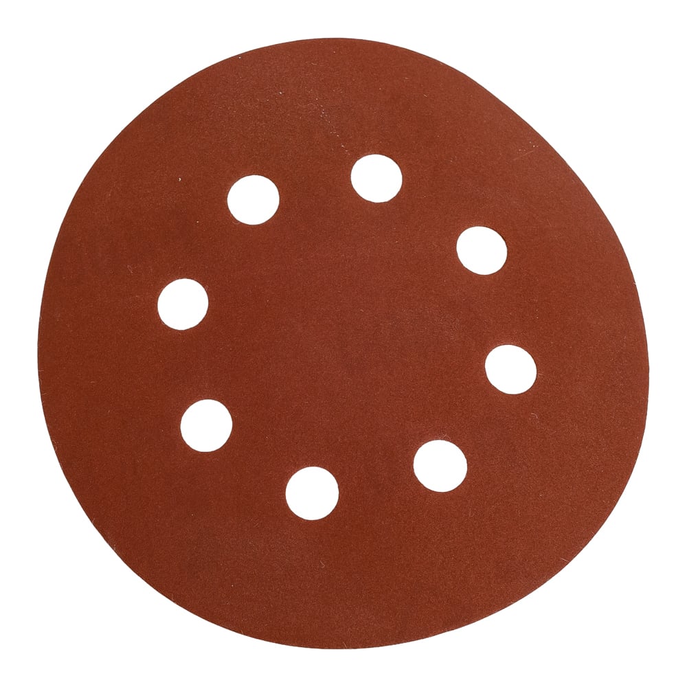 Изображение товара Шлифовальный круг Vitatools 125мм, P400, 8 отверстий, красный R-125-P400-8