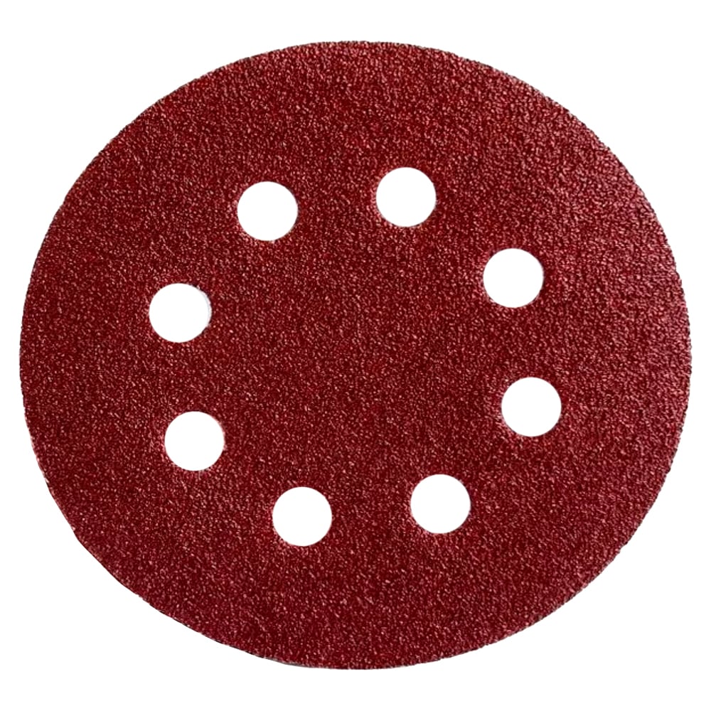 Изображение товара Шлифовальный круг Vitatools 125мм P3000 8 отверстий красный