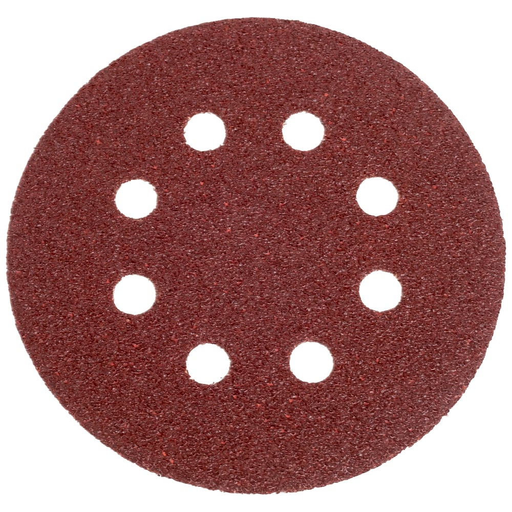 Изображение товара Шлифовальный круг Vitatools 125мм, P40, 8 отверстий, красный R-125-P40-8
