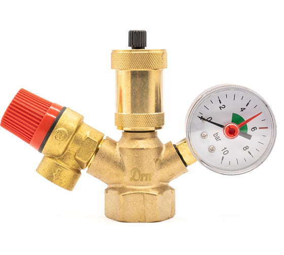 Изображение товара Группа безопасности для котла Doron 1", 3 бар, МИНИ 016200