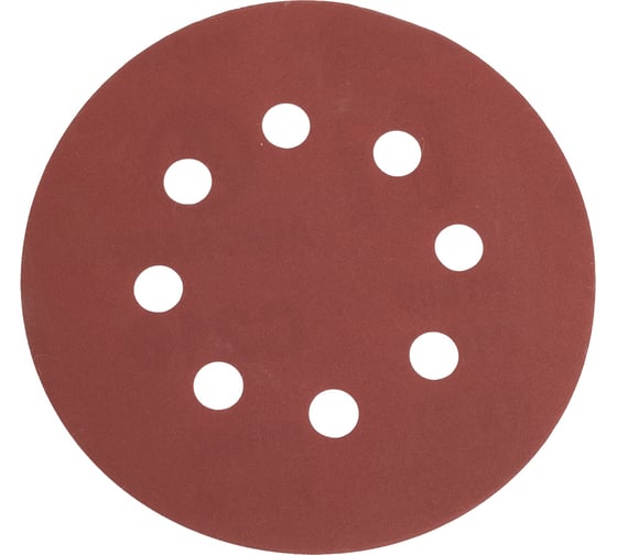 Изображение товара Шлифовальный круг Vitatools 125мм, P1000, 8 отверстий, красный R-125-P1000-8