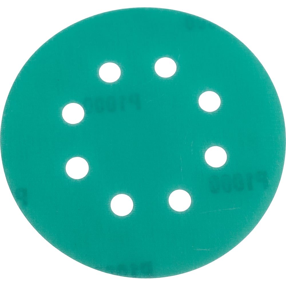 Изображение товара Шлифовальный круг Vitatools 125 мм P1000 8 отверстий зеленый