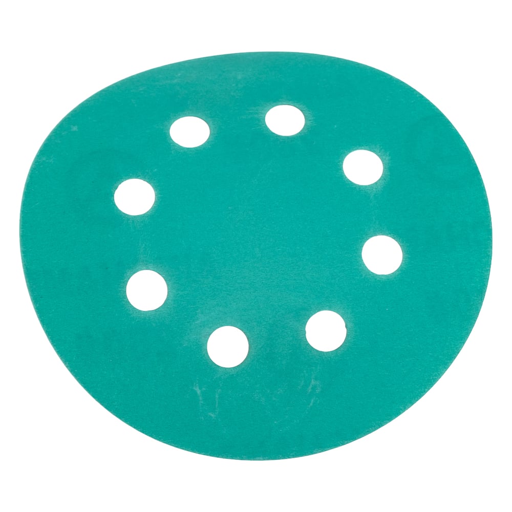 Изображение товара Шлифовальный круг Vitatools 125 мм, P280, 8 отверстий, зеленый GR-125-P280-8