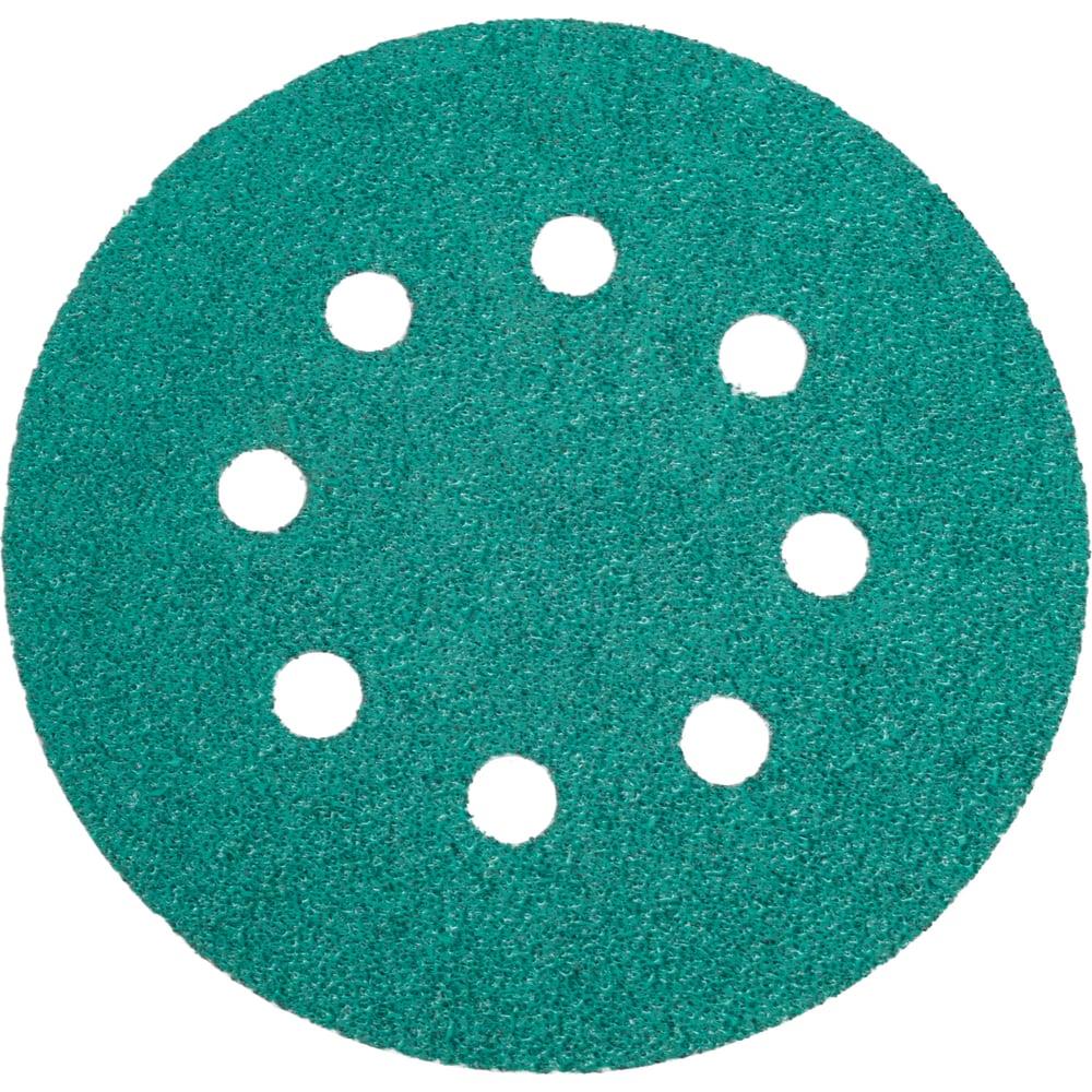 Изображение товара Шлифовальный круг Vitatools 125 мм P40 8 отверстий зеленый GR-125-P40-8