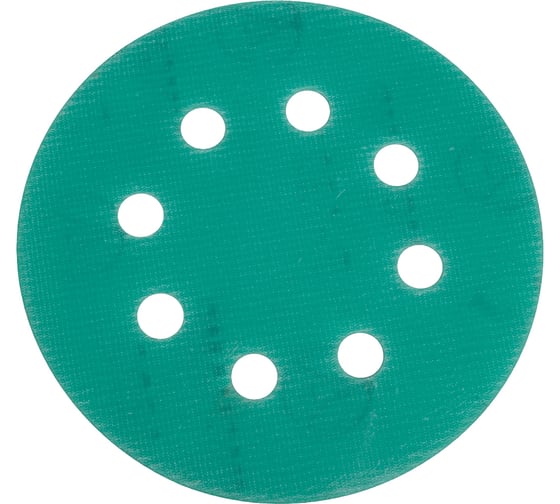Изображение товара Шлифовальный круг Vitatools 125 мм, P1200, 8 отверстий, зеленый GR-125-P1200-8