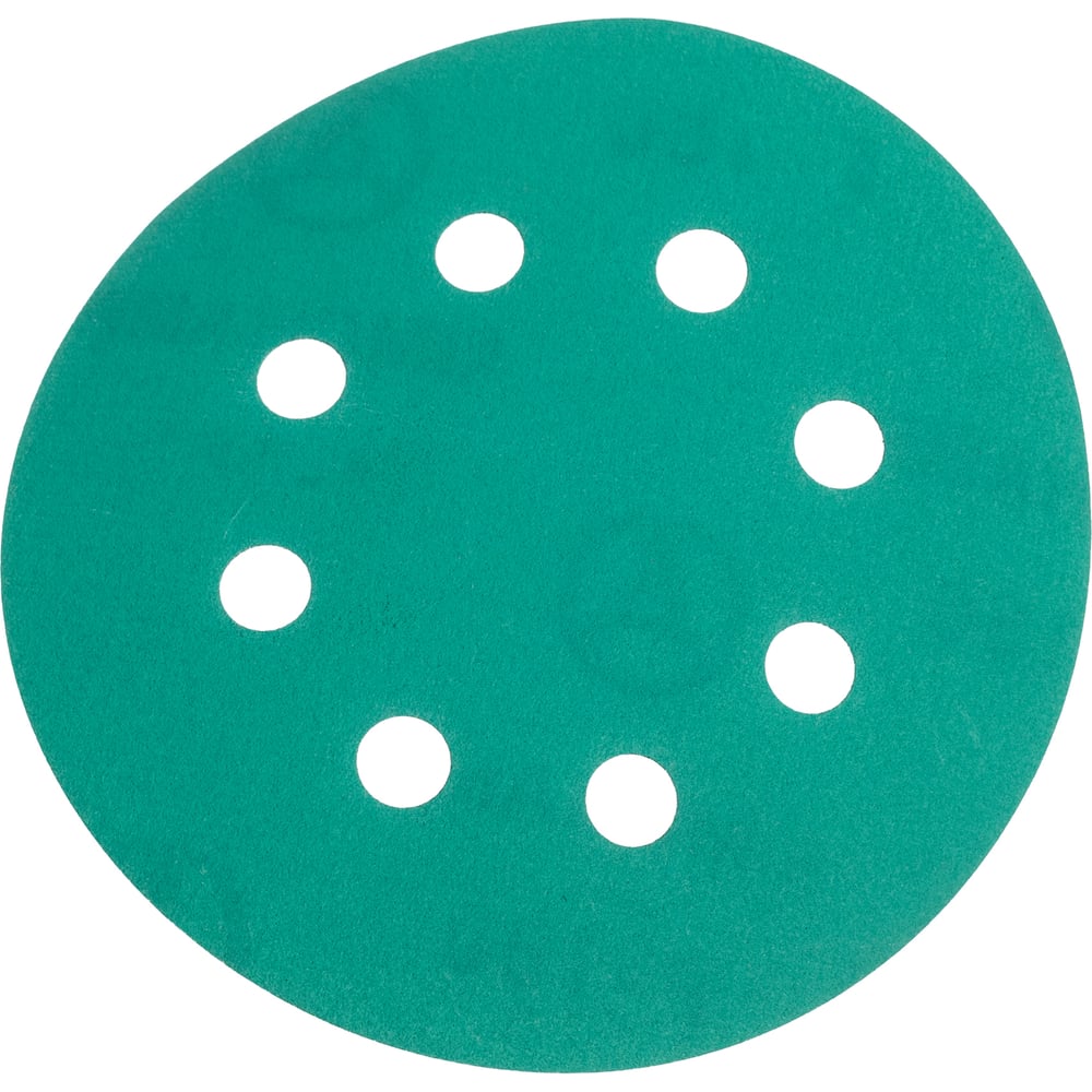 Изображение товара Шлифовальный круг Vitatools 125 мм, P180, 8 отверстий, зеленый