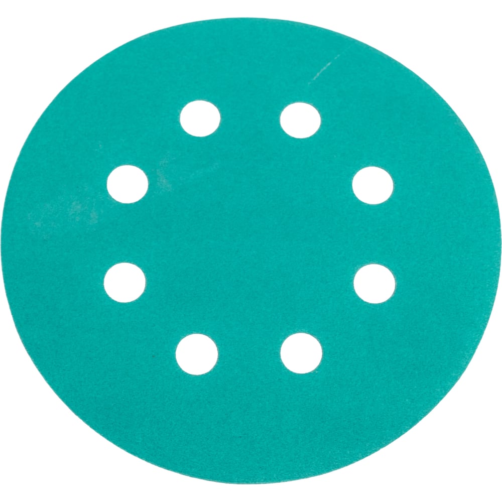 Изображение товара Шлифовальный круг Vitatools 125 мм P150 8 отверстий зеленый