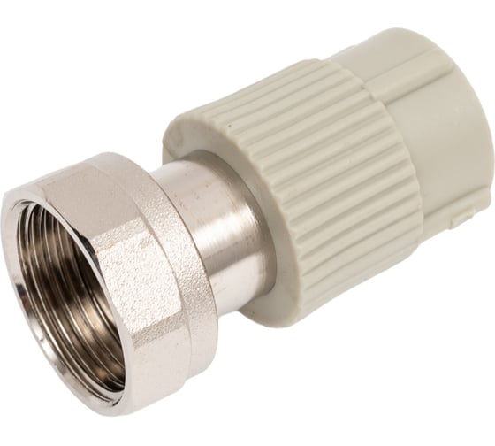 Изображение товара Муфта с накидной гайкой TEBO PPR, 25x1", серый 031021007