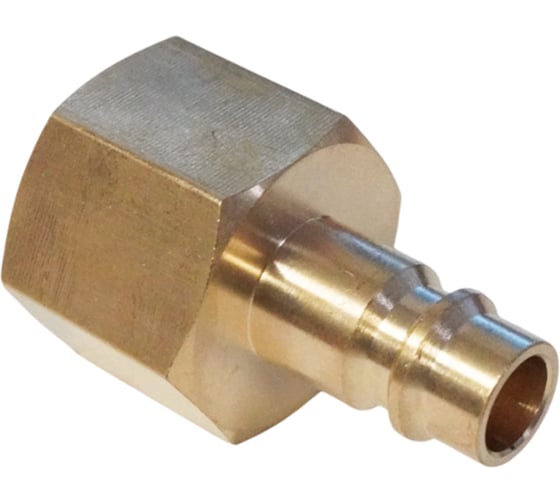 Изображение товара Штуцер быстроразьемного соединения WIEDERKRAFT с внутренней резьбой 1/2 BSPT, латунь WDK-40PFB