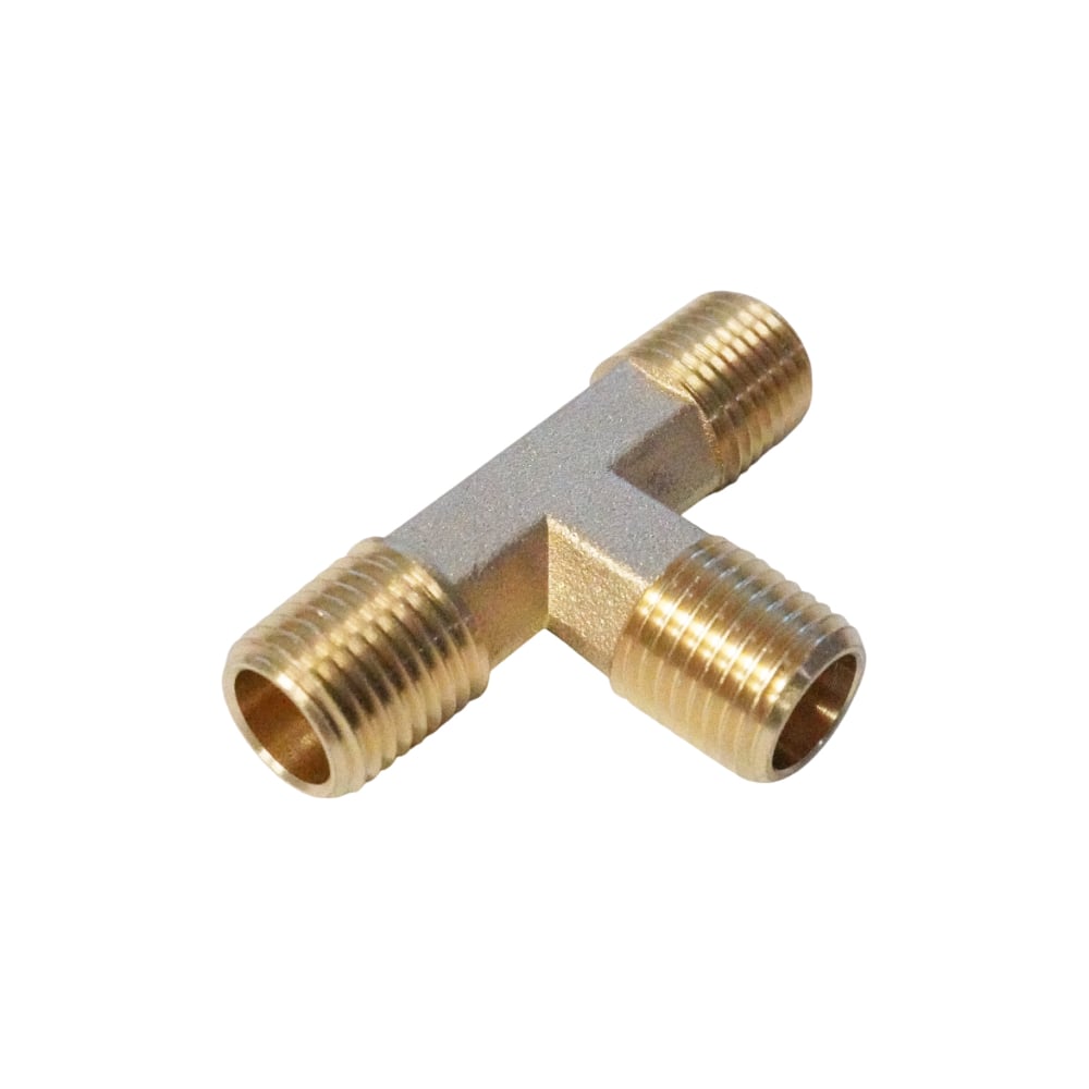 Изображение товара Фитинг T-образный WIEDERKRAFT из латуни 1/4 для труб системы водоснабжения