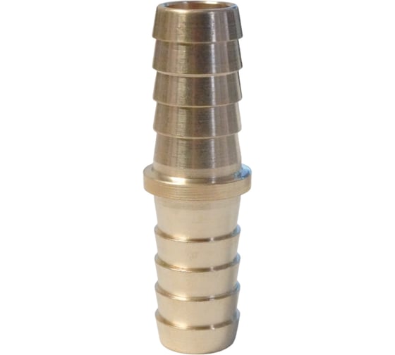 Изображение товара Штуцер соединительный WIEDERKRAFT для шлангов елочка 13 мм, латунь WDK-213HH