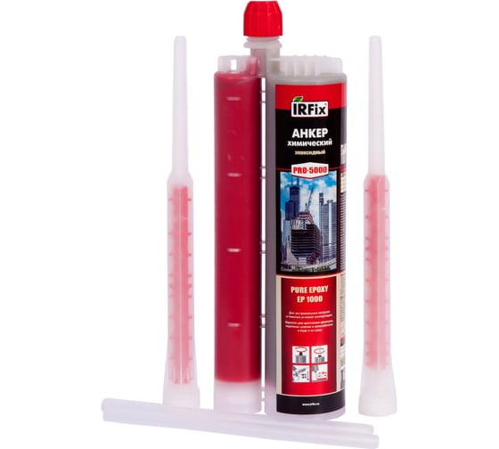 Изображение товара Химический анкер эпоксидный (для виброконструкций) IRFIX PRO-5000 ЕР-1000 585мл 20100