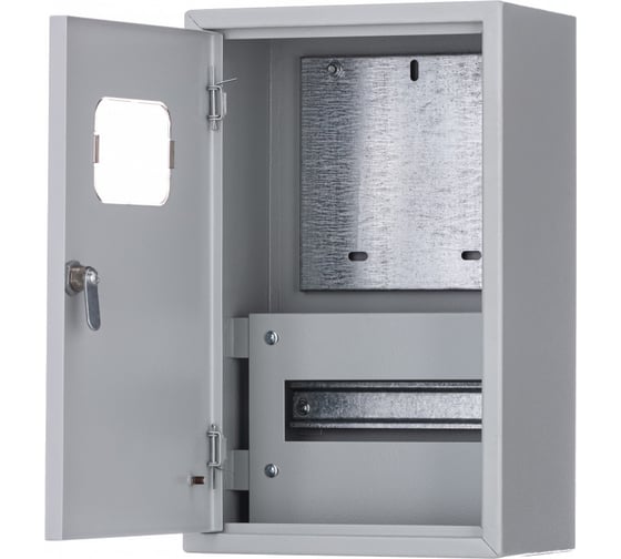 Изображение товара Корпус Dekraft металлический учетный нав. 400x250x160 1-фазный 9 мод. IP31 ЩРУН-1/9 30405DEK