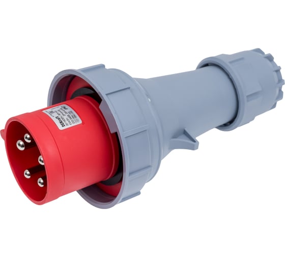 Изображение товара Вилка Dekraft перен. 3Р+РЕ+N 63А 380В IP67 ВП-103 26116DEK