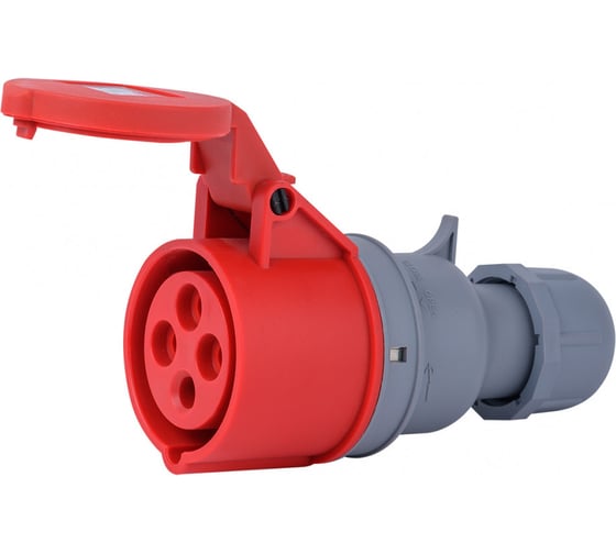 Изображение товара Розетка Dekraft перен. 3Р+РЕ 32А 380В IP44 РП-103 26133DEK