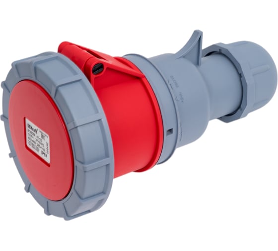 Изображение товара Розетка Dekraft перен. 3Р+РЕ+N 32А 380В IP67 РП-103 26145DEK