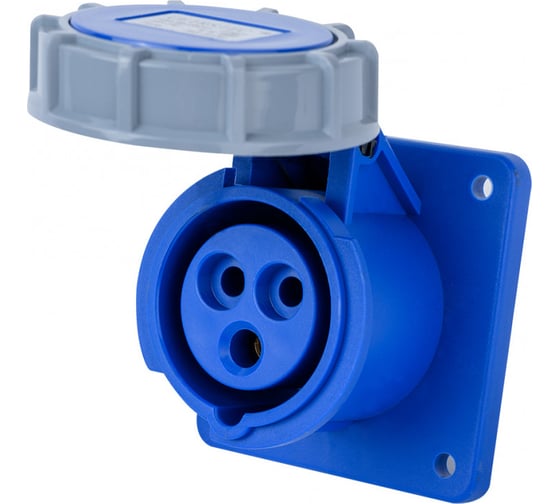 Изображение товара Розетка Dekraft для скрытой проводки 2Р+РЕ 32А 220В IP67 РЩ-103 26267DEK