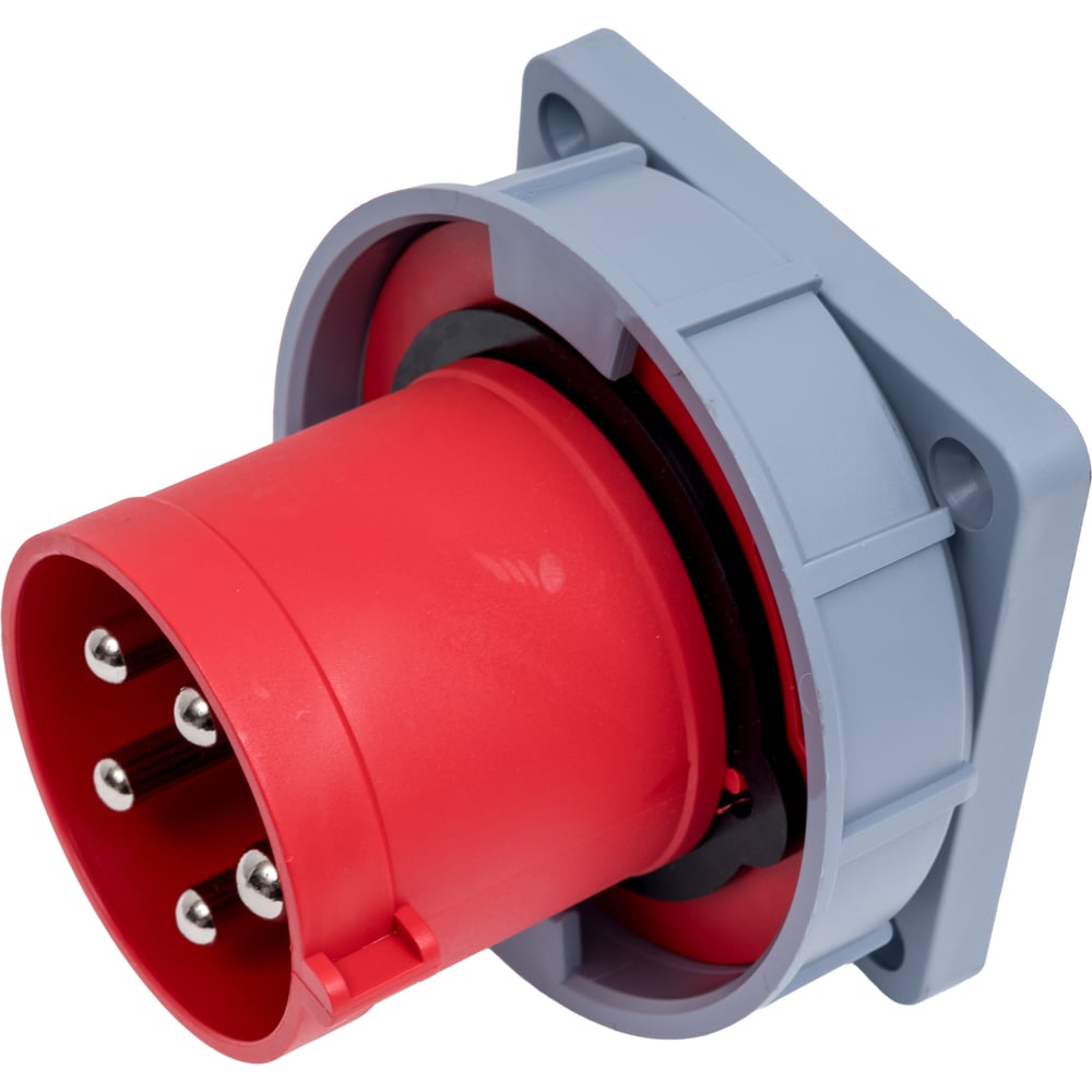 Изображение товара Вилка Dekraft для скрытой проводки 3Р+РЕ+N 63А IP67 ВЩ-103