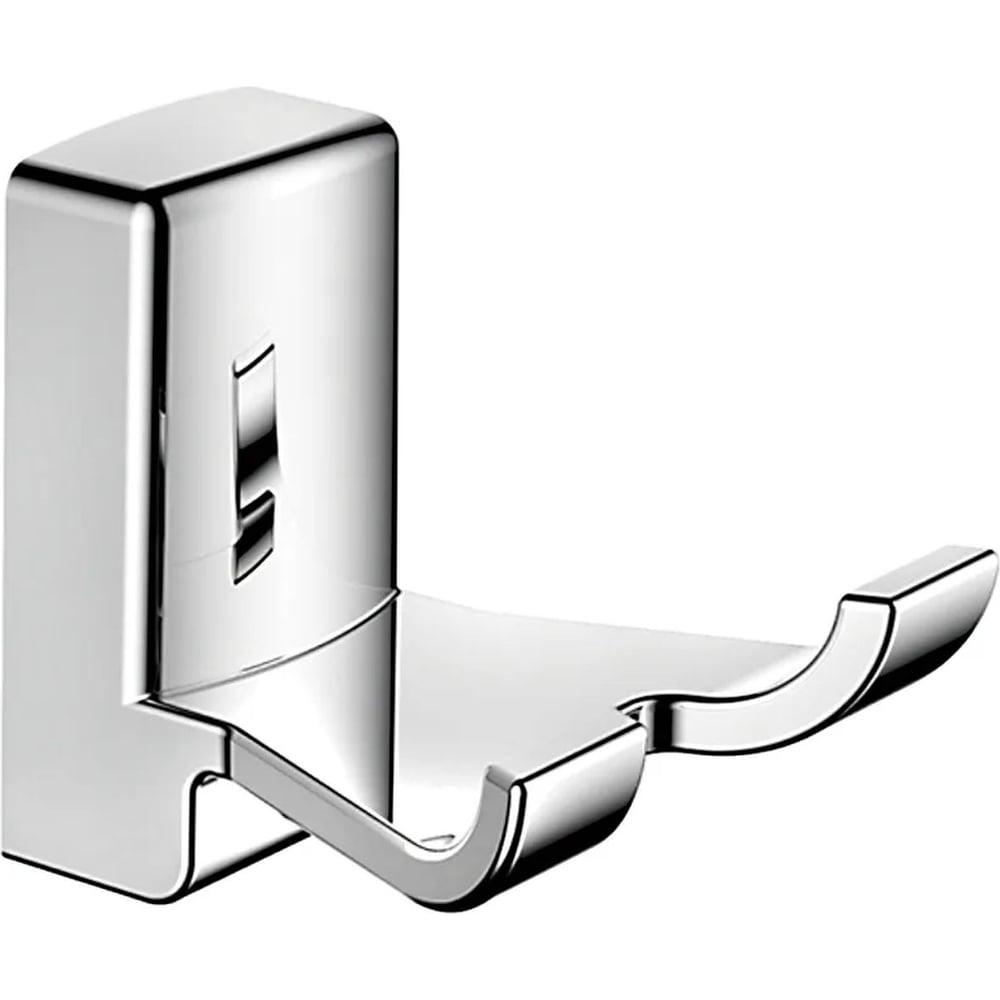 Изображение товара Крючок Ledeme L30305-2 двойной глянцевый хром для планки