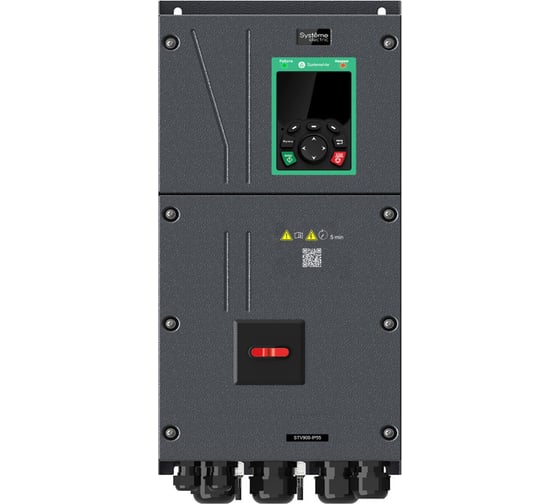 Изображение товара Преобразователь частоты Systeme Electric STV900 G-тип: 7.5 кВт (P-тип: 11 кВт) 400В IP55 STV900U75N4-IP55