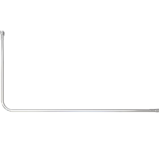 Изображение товара Карниз Г-образный для шторы Радомир на прямоугольную ванну 200x100 (хром) 1-12-2-0-0-334