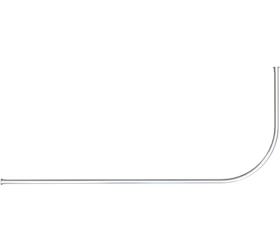 Изображение товара Карниз для шторы Радомир на ванну Вальс 3/4 170x70 (хром) 1-12-2-0-0-338