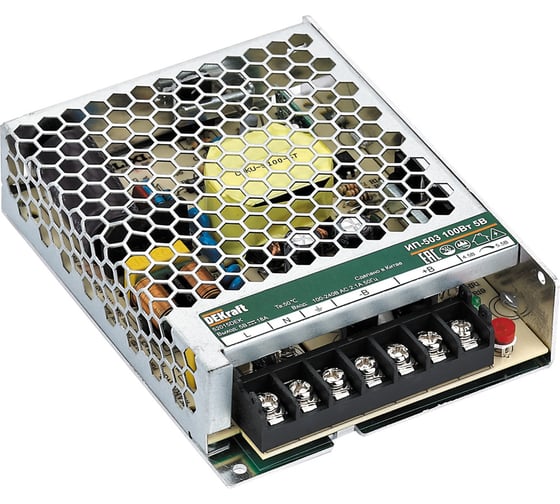 Изображение товара Импульсный источник питания Dekraft 150Вт 48В 3,3А ИП-503 52024DEK